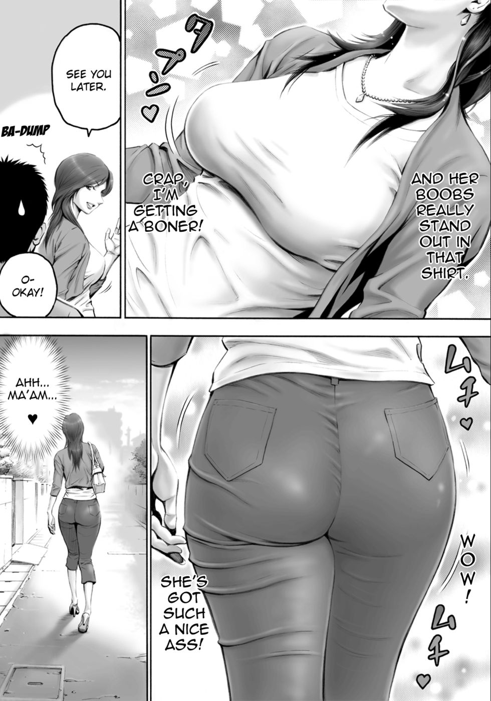 Hentai Manga Comic-The Lady Down the Street Asked Me To Impregnate Her-Read-3